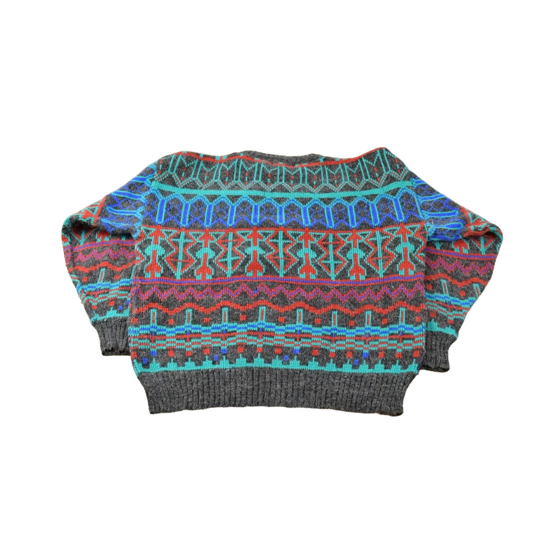 Vintage 1990s Jason Maxwell Knit Crewneck Sweater Women's L