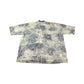 Vintage 1990s Bugle Boy Beach All Over Print Collared Polo Shirt Men's XL