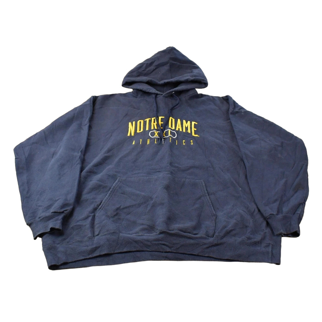 Vintage 2000s University of Notre Dame Hoodie Sweatshirt Men's XL