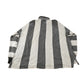 Vintage 1990s Bugle Boy Classics Striped Embroidered Rugby Long Sleeve Polo Shirt Men's Large