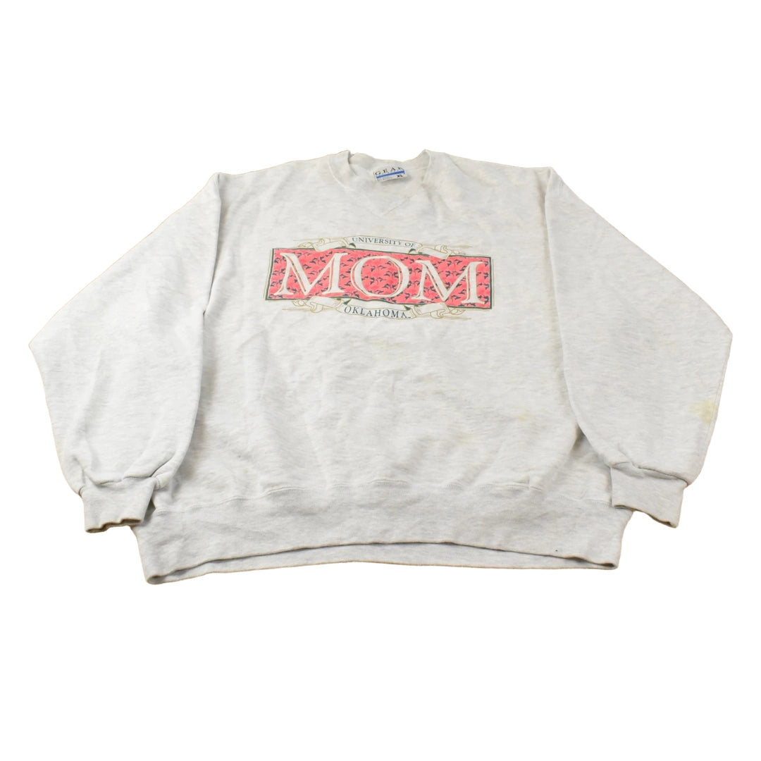 Vintage 1990s University of Oklahoma Mom Crewneck Sweatshirt Men's XL