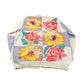 Vintage 1990s Floral Knit Cardigan Sweater Women's L