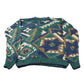 Vintage 1990s Northern Isles Knit Abstract Pattern Crewneck Sweater Mens XL