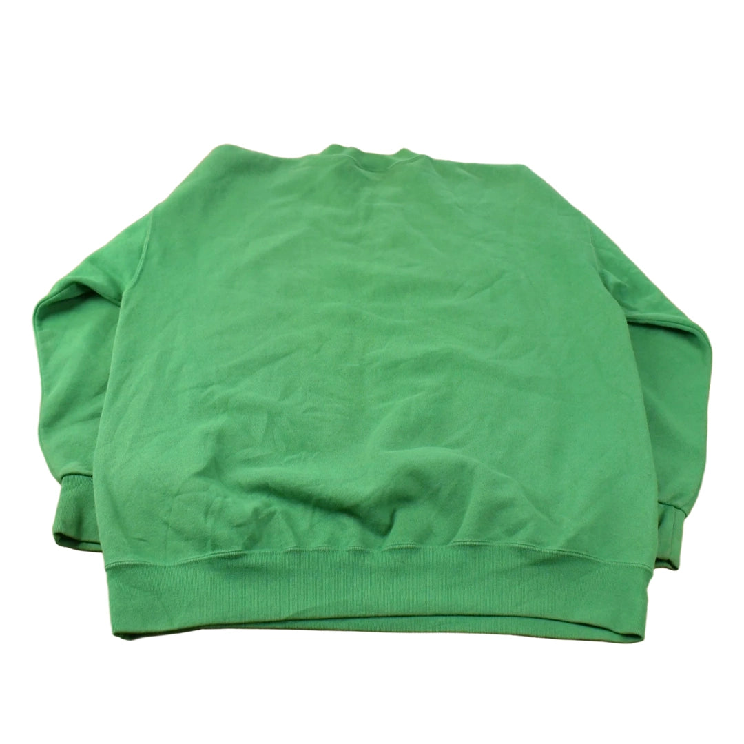 Vintage 1990s Philadelphia Eagles Kelly Green Crewneck Sweatshirt Men's XL