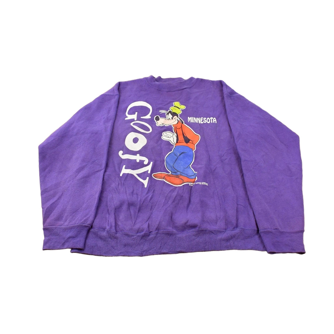 Vintage 1990s Goofy Disney Crewneck Sweatshirt Men's Large