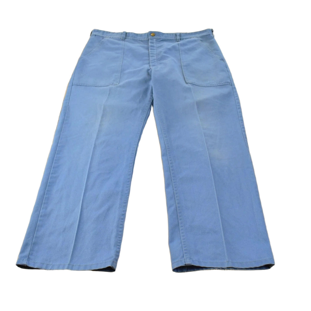 Vintage 1960s Carter's Fatigue Pleated Trousers Men's 37 x 29