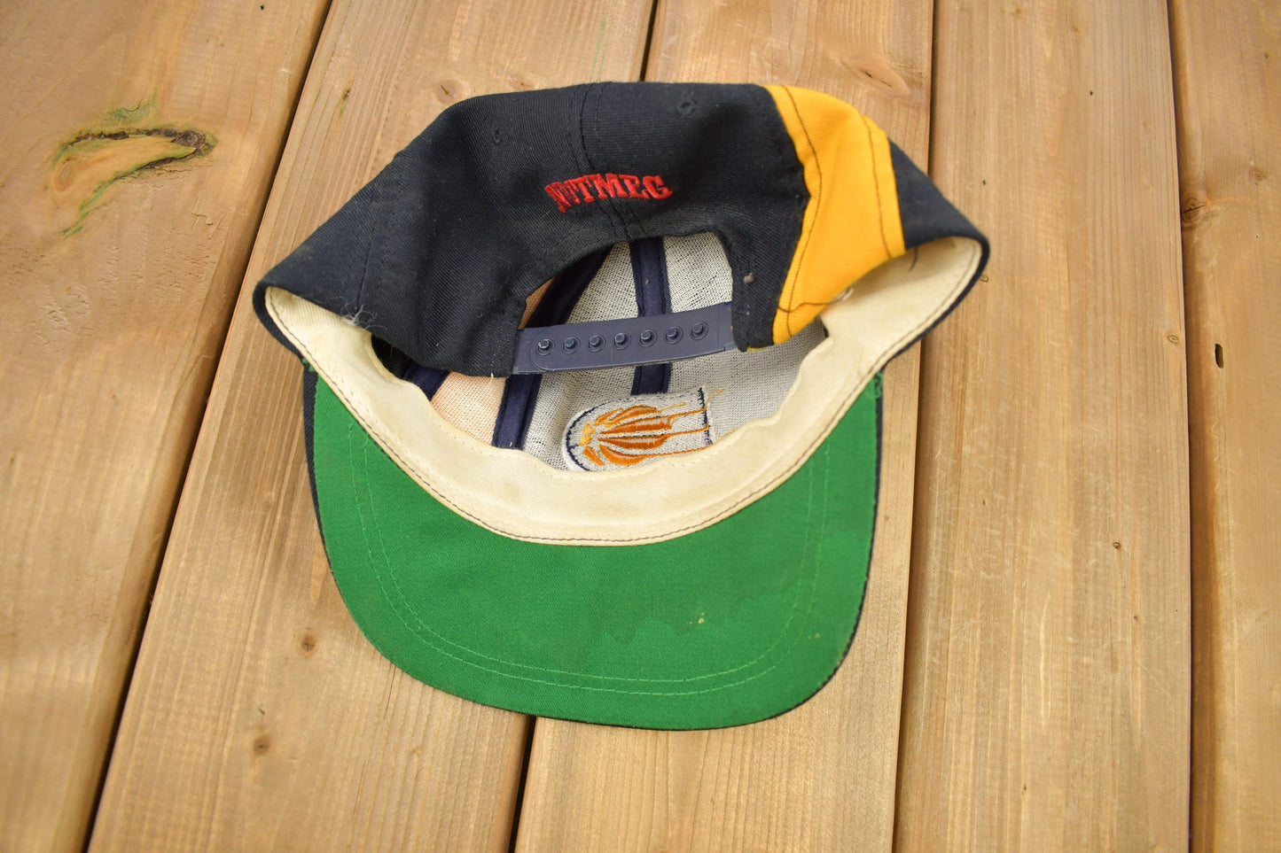 Proper Vintage Accessories > Hats & Head Coverings > Hats & Caps Vintage 1990s Indiana Pacers NBA Wool Snap Back Hat / Made In USA / OSFA / 90s Snap Back / Vintage Hat / Embroidered / Color Block