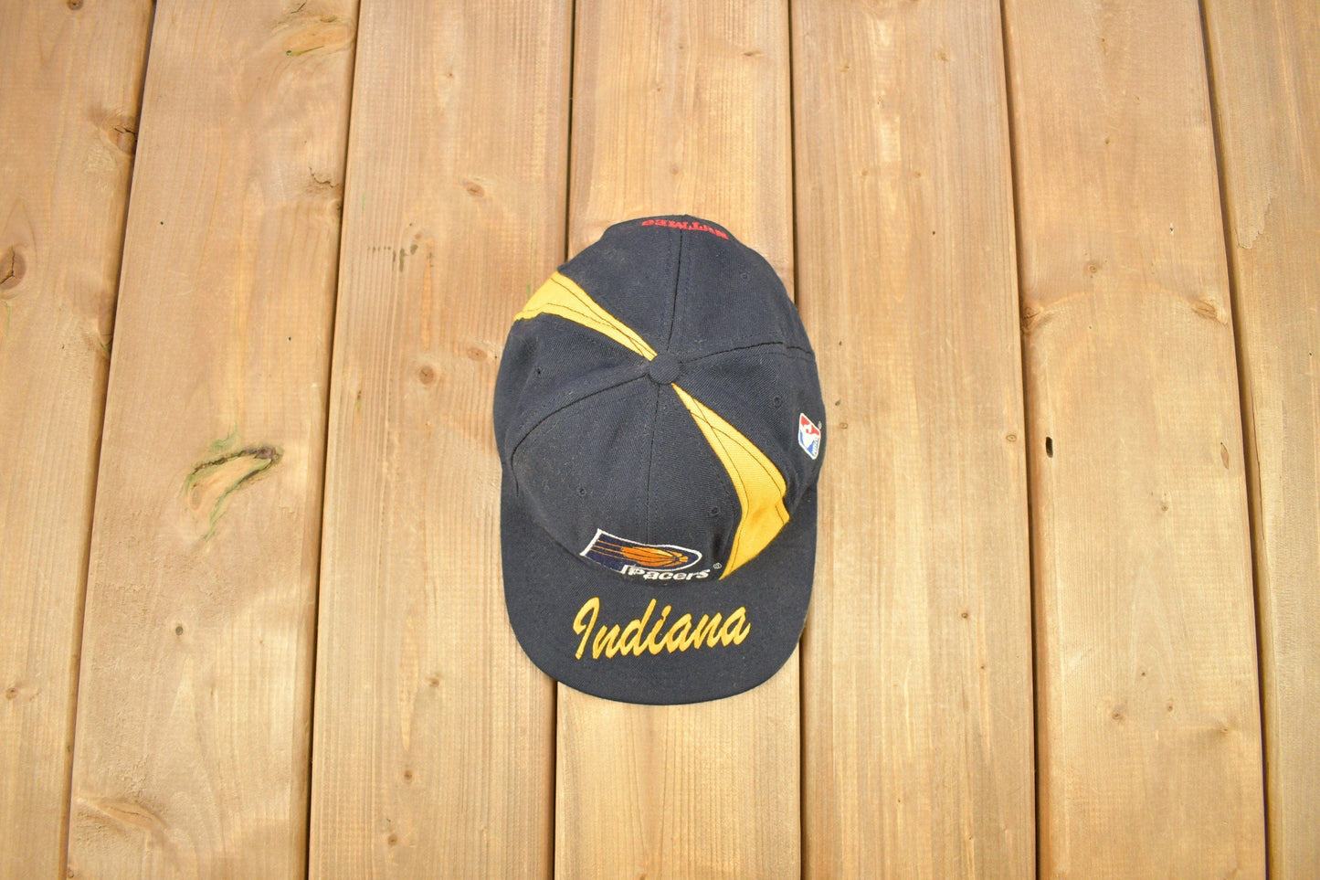 Proper Vintage Accessories > Hats & Head Coverings > Hats & Caps Vintage 1990s Indiana Pacers NBA Wool Snap Back Hat / Made In USA / OSFA / 90s Snap Back / Vintage Hat / Embroidered / Color Block