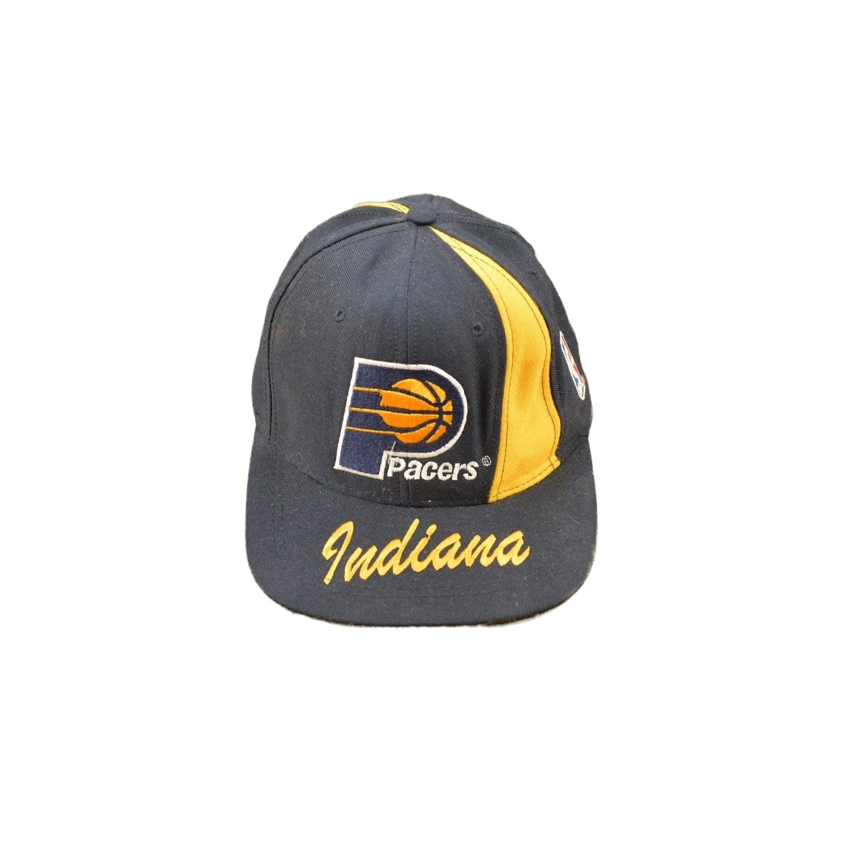 Proper Vintage Accessories > Hats & Head Coverings > Hats & Caps Vintage 1990s Indiana Pacers NBA Wool Snap Back Hat / Made In USA / OSFA / 90s Snap Back / Vintage Hat / Embroidered / Color Block