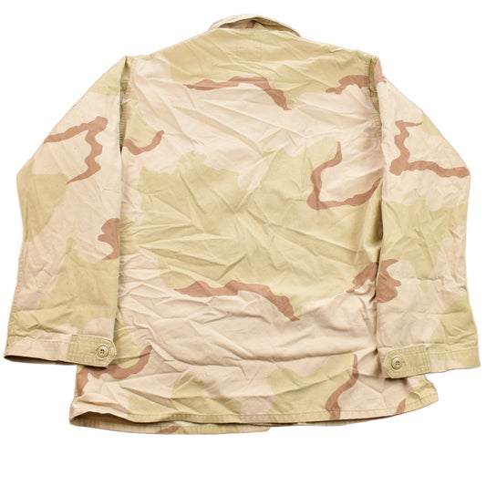 Proper Vintage Art & Collectibles > Collectibles > Memorabilia > Militaria Vintage 1990 Desert Camo Button Up Military Coat Size Medium Reg / Military Gear / Desert Camo Jacket / Deadstock / 1990s Army Shirt