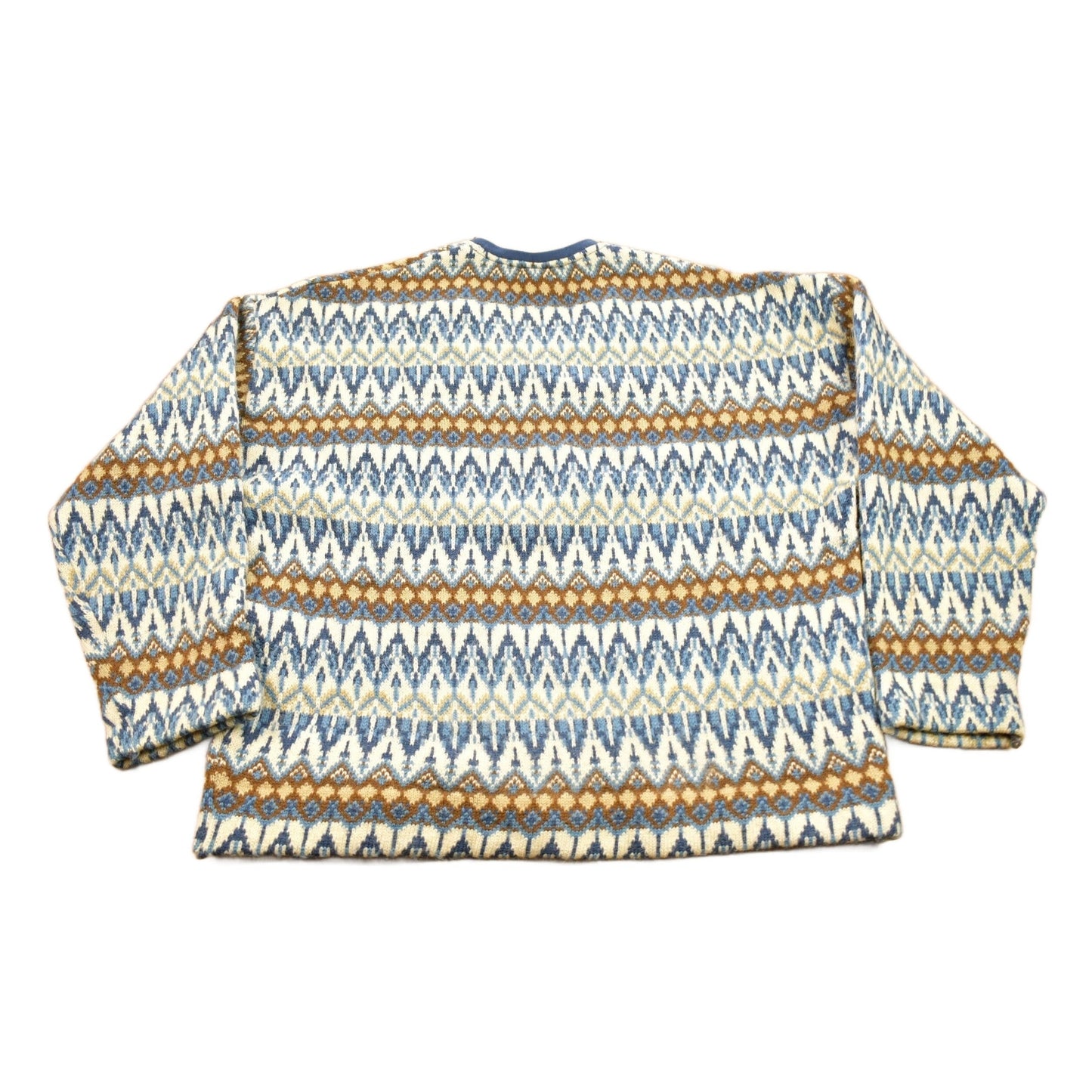 Proper Vintage Clothing > Gender Neutral Adult Clothing > Hoodies & Sweatshirts > Sweatshirts Vintage 1960s Icelandic Hand Knit Sweater Women's S / Made In Sweden / Button Up / Swedish Sweater / 100% Wool