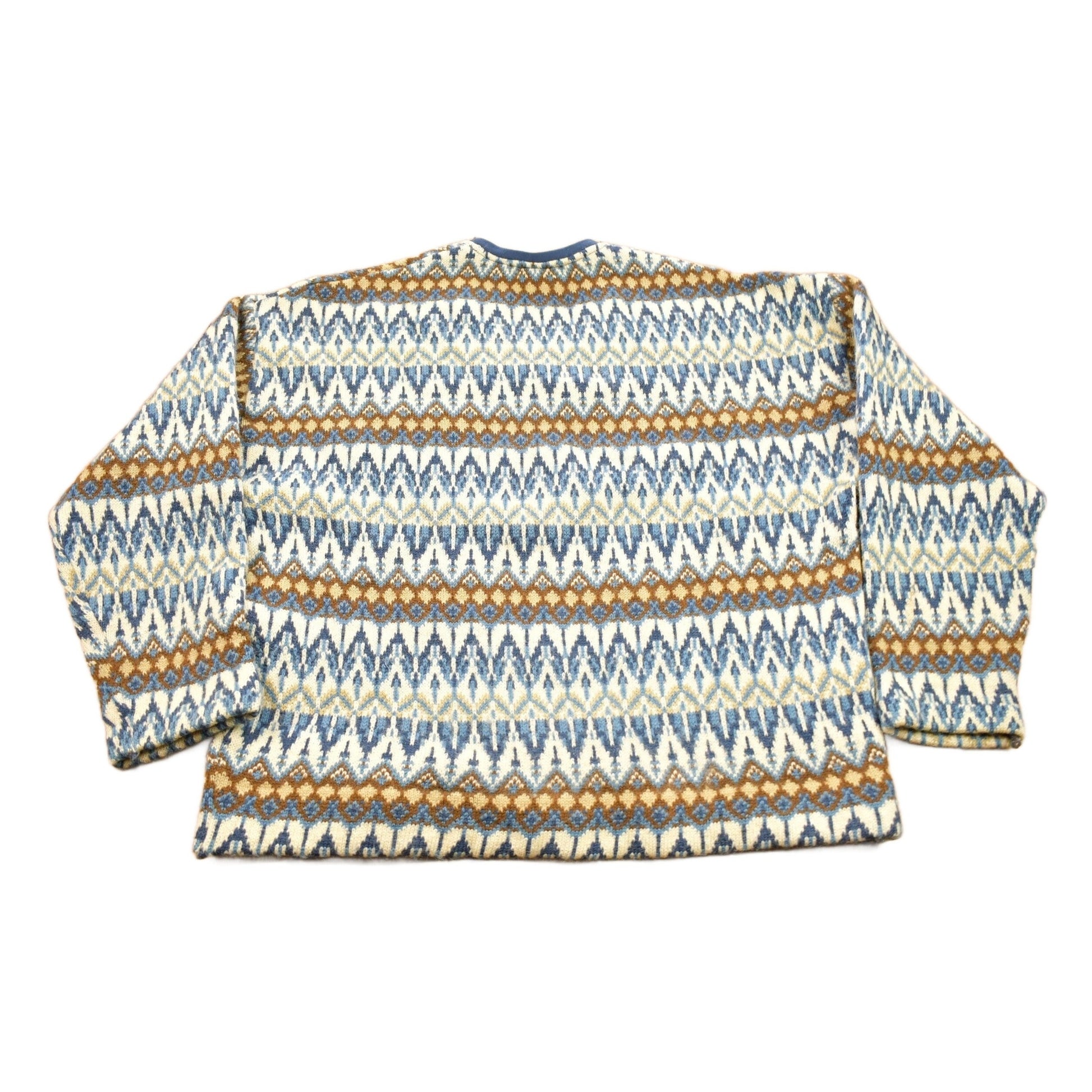 Proper Vintage Clothing > Gender Neutral Adult Clothing > Hoodies & Sweatshirts > Sweatshirts Vintage 1960s Icelandic Hand Knit Sweater Women's S / Made In Sweden / Button Up / Swedish Sweater / 100% Wool