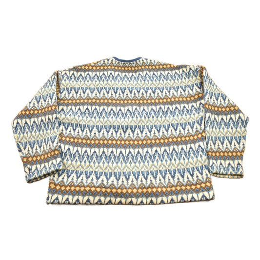 Proper Vintage Clothing > Gender Neutral Adult Clothing > Hoodies & Sweatshirts > Sweatshirts Vintage 1960s Icelandic Hand Knit Sweater Women's S / Made In Sweden / Button Up / Swedish Sweater / 100% Wool