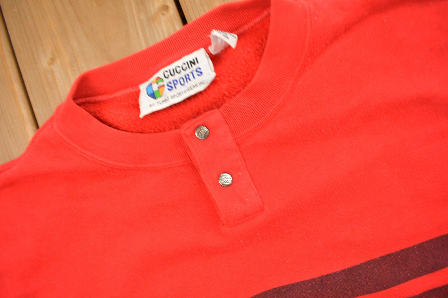 Proper Vintage Clothing > Gender Neutral Adult Clothing > Hoodies & Sweatshirts > Sweatshirts Vintage 1970s Dr Dunk Darnell Hillman NBA Henley Sweatshirt / Made In USA / Basketball / Sportswear / Americana /