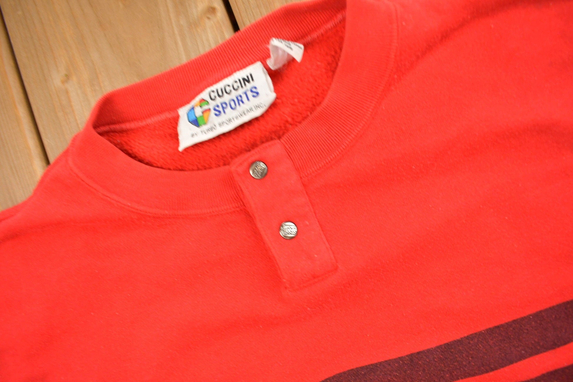 Proper Vintage Clothing > Gender Neutral Adult Clothing > Hoodies & Sweatshirts > Sweatshirts Vintage 1970s Dr Dunk Darnell Hillman NBA Henley Sweatshirt / Made In USA / Basketball / Sportswear / Americana /