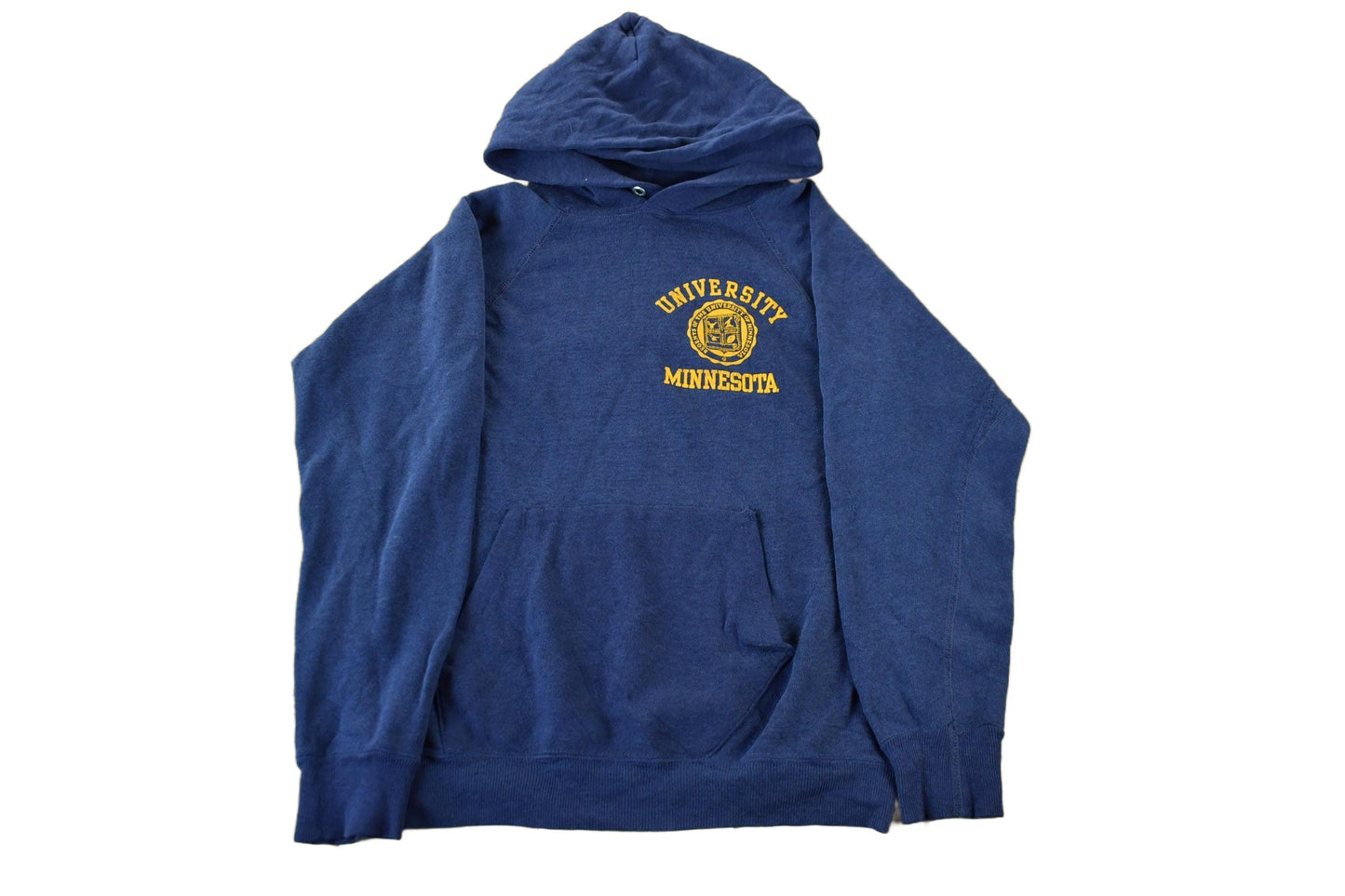 Proper Vintage Clothing > Gender Neutral Adult Clothing > Hoodies & Sweatshirts > Sweatshirts Vintage 1970s University of Minnesota Hoodie Men's Small / Vintage Collegiate / Made In USA / 70s College Crewneck / Preppy Sportswear