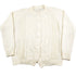 Proper Vintage Clothing > Gender Neutral Adult Clothing > Hoodies & Sweatshirts > Sweatshirts Vintage 1980s Cable Knit Acrylic Cardigan Sweater / Vintage Cardigan / Button Up / White Sweater
