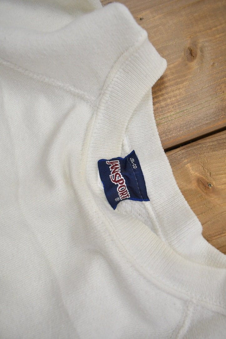 Proper Vintage Clothing > Gender Neutral Adult Clothing > Hoodies & Sweatshirts > Sweatshirts Vintage 1980s Clarion University Collegiate Crewneck / Made In USA / NCAA Sweatshirt / Sportswear / Americana / Jansport