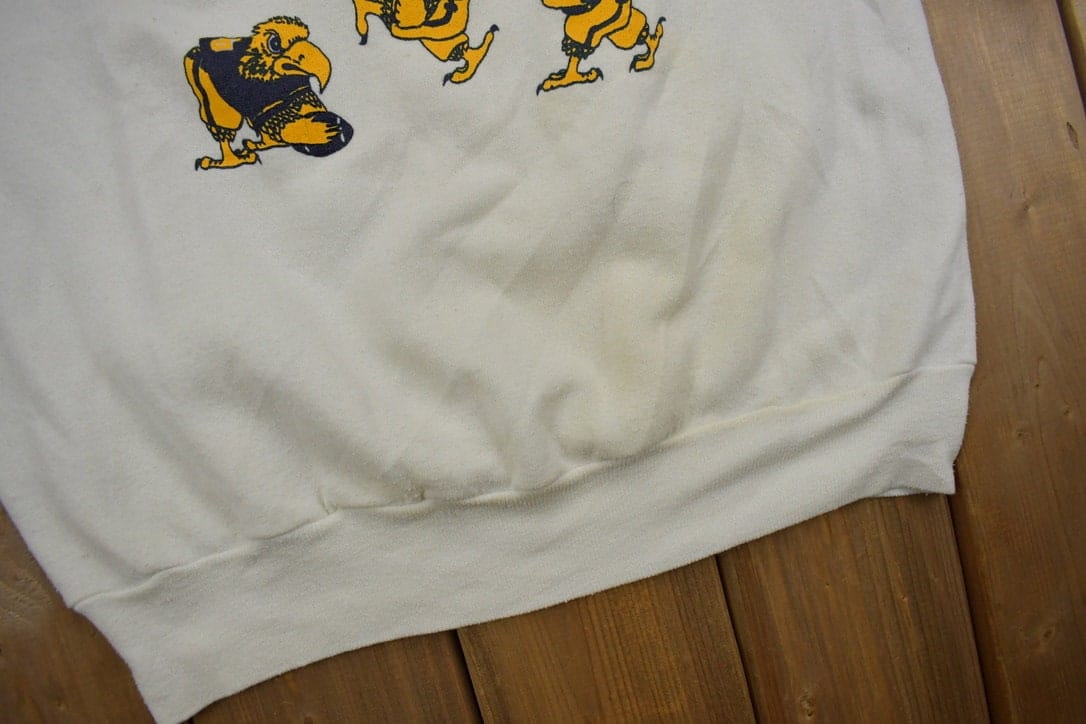 Proper Vintage Clothing > Gender Neutral Adult Clothing > Hoodies & Sweatshirts > Sweatshirts Vintage 1980s Clarion University Collegiate Crewneck / Made In USA / NCAA Sweatshirt / Sportswear / Americana / Jansport