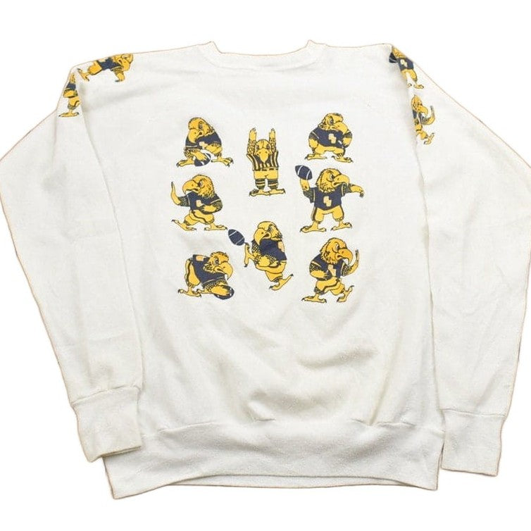 Proper Vintage Clothing > Gender Neutral Adult Clothing > Hoodies & Sweatshirts > Sweatshirts Vintage 1980s Clarion University Collegiate Crewneck / Made In USA / NCAA Sweatshirt / Sportswear / Americana / Jansport