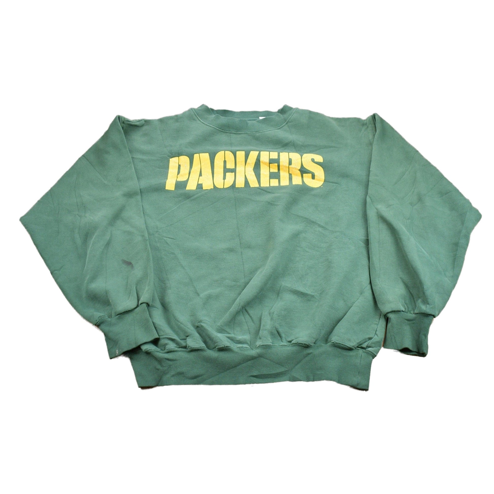 Proper Vintage Clothing > Gender Neutral Adult Clothing > Hoodies & Sweatshirts > Sweatshirts Vintage 1980s Majestic Green Bay Packers NFL Crewneck Sweatshirt / 80s Crewneck / Souvenir / Athleisure / Streetwear / NFL Football