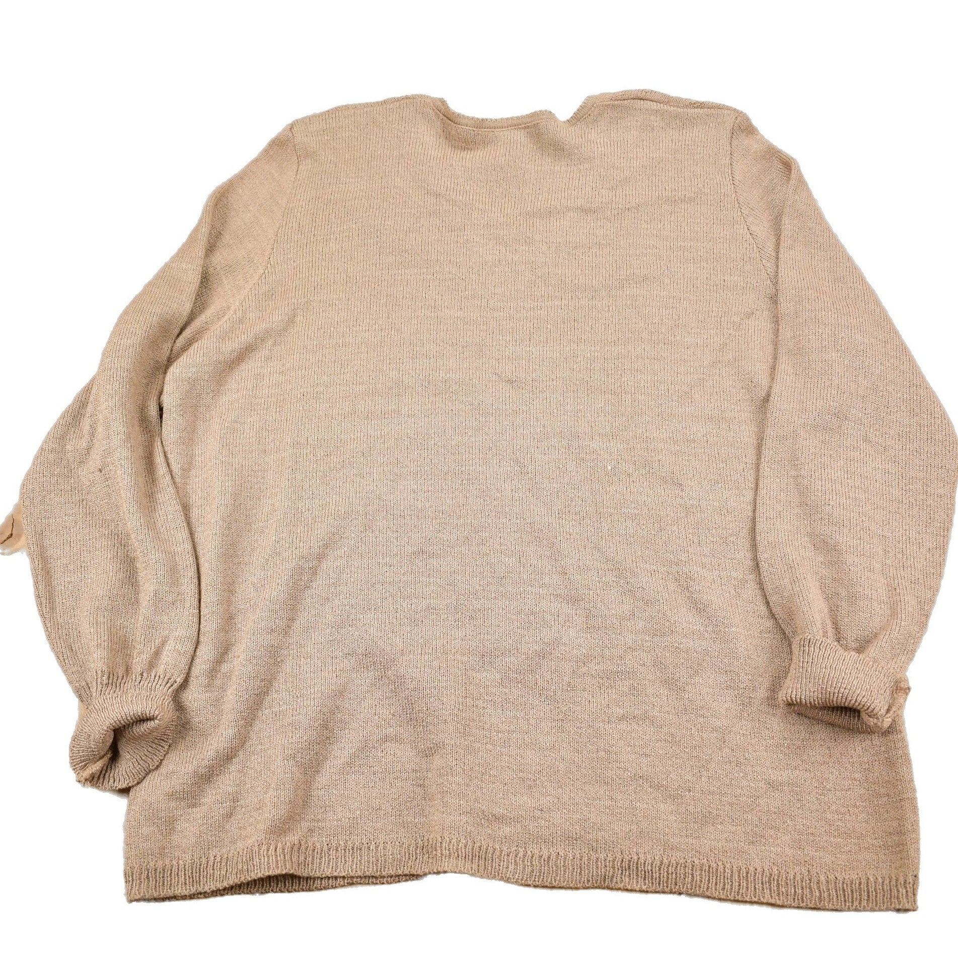 Proper Vintage Clothing > Gender Neutral Adult Clothing > Hoodies & Sweatshirts > Sweatshirts Vintage 1980s V-Neck Yarn Knit Sweater / Vintage 80s V-Neck / Pattern Sweater / Made In Italy