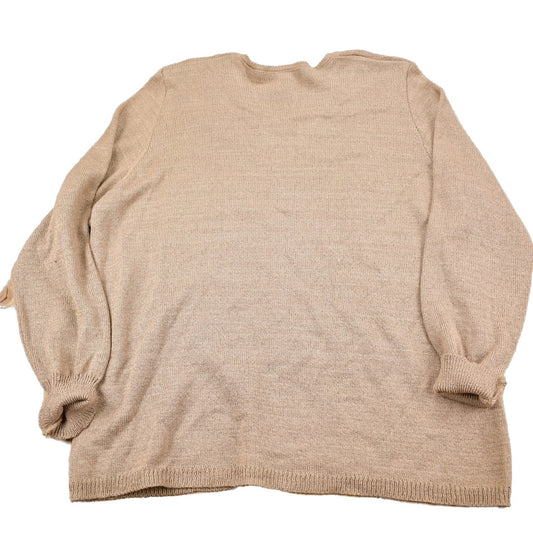 Proper Vintage Clothing > Gender Neutral Adult Clothing > Hoodies & Sweatshirts > Sweatshirts Vintage 1980s V-Neck Yarn Knit Sweater / Vintage 80s V-Neck / Pattern Sweater / Made In Italy