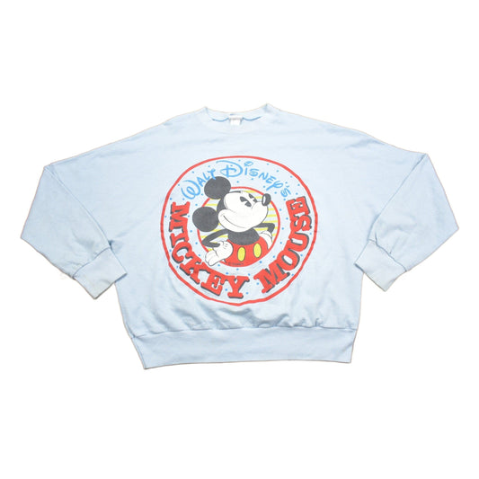 Proper Vintage Clothing > Gender Neutral Adult Clothing > Hoodies & Sweatshirts > Sweatshirts Vintage 1980s Walt Disney Mickey Mouse Crewneck / Made In USA / Vintage Sweatshirt / Sportswear / 80s Disney