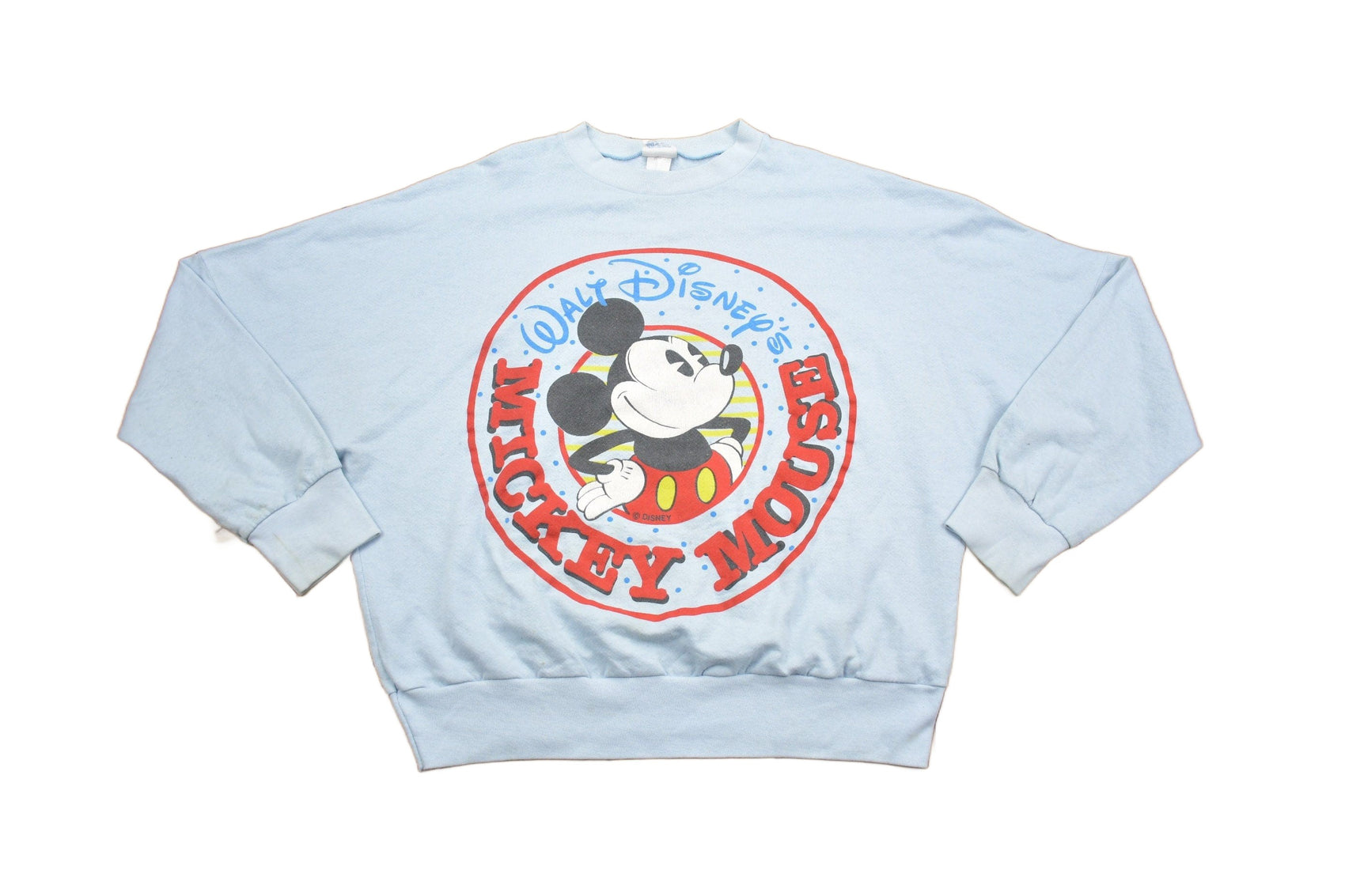 Proper Vintage Clothing > Gender Neutral Adult Clothing > Hoodies & Sweatshirts > Sweatshirts Vintage 1980s Walt Disney Mickey Mouse Crewneck / Made In USA / Vintage Sweatshirt / Sportswear / 80s Disney