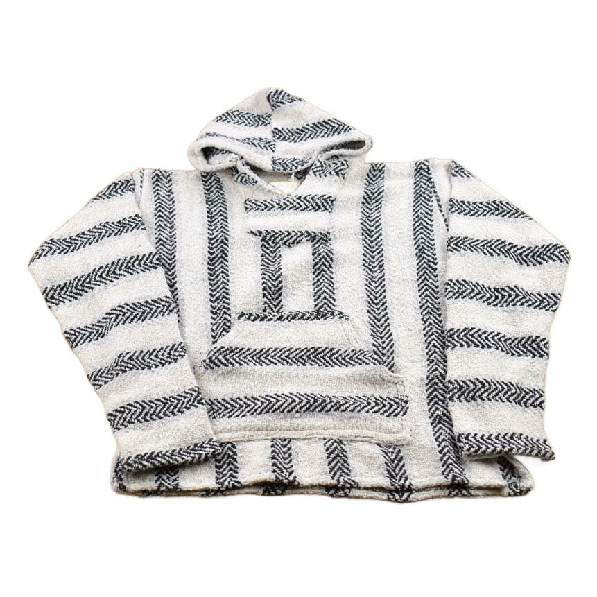 Proper Vintage Clothing > Gender Neutral Adult Clothing > Hoodies & Sweatshirts > Sweatshirts Vintage 1990s Baja Joe Patterned Baja Hoodie / 90s Hoodie / Vintage Sweater / Color Block / Hippy Theme / Vintage Baja Hoodie