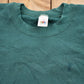 Proper Vintage Clothing > Gender Neutral Adult Clothing > Hoodies & Sweatshirts > Sweatshirts Vintage 1990s Blank Green Crewneck Sweatshirt / 90s Crewneck / Made In USA / Essential / Streetwear / 90s Blank