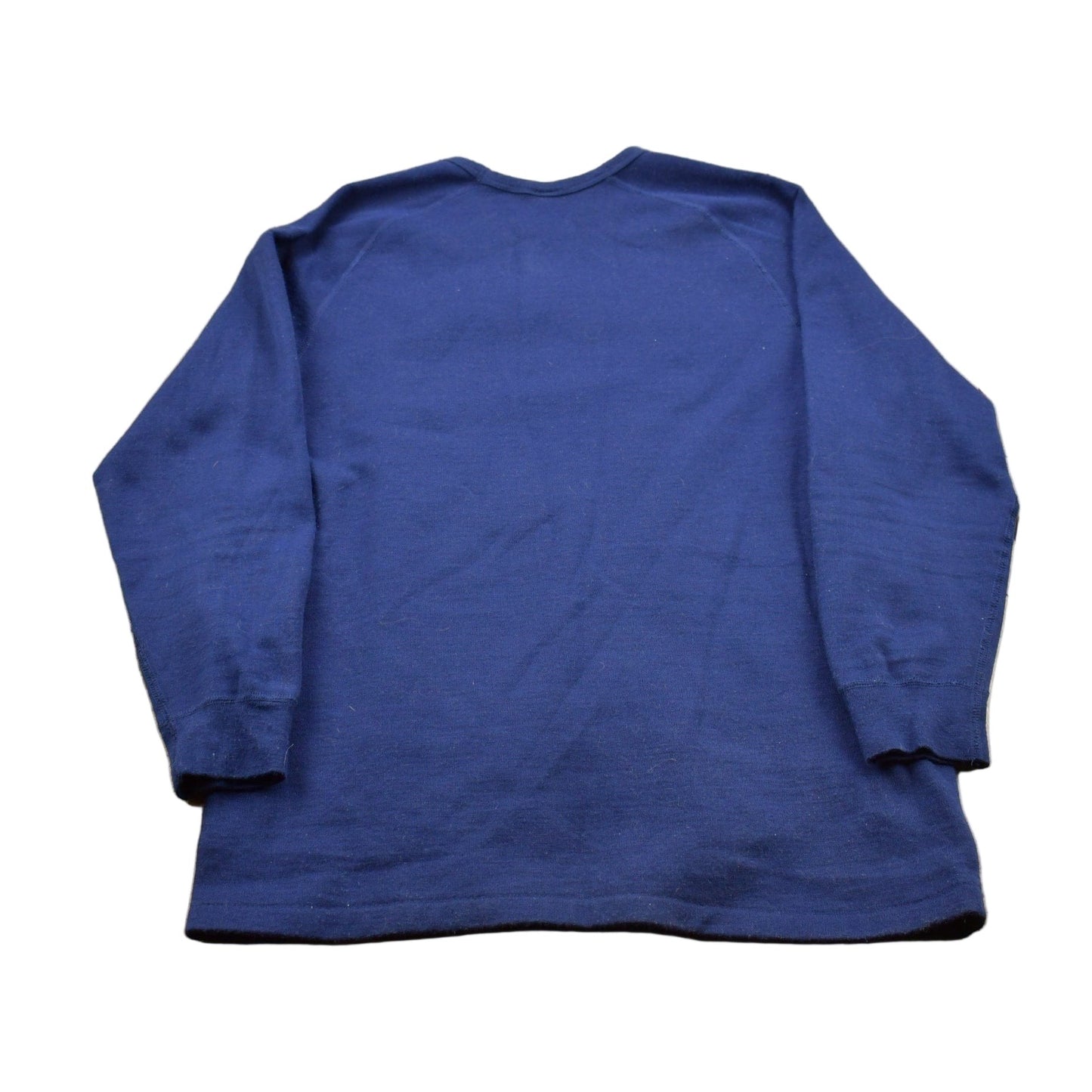 Proper Vintage Clothing > Gender Neutral Adult Clothing > Hoodies & Sweatshirts > Sweatshirts Vintage 1990s Blank Navy Blue Crewneck Sweatshirt / 90s Crewneck / Made In UK / Essential / Streetwear / 90s Blank / Basic Sweater