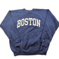 Proper Vintage Clothing > Gender Neutral Adult Clothing > Hoodies & Sweatshirts > Sweatshirts Vintage 1990s Boston Collegiate Crewneck / Embroidered / NCAA Sweatshirt / Sportswear / Americana