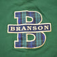 Proper Vintage Clothing > Gender Neutral Adult Clothing > Hoodies & Sweatshirts > Sweatshirts Vintage 1990s Branson University Collegiate Crewneck / Embroidered / Made In USA / Sportswear / Americana