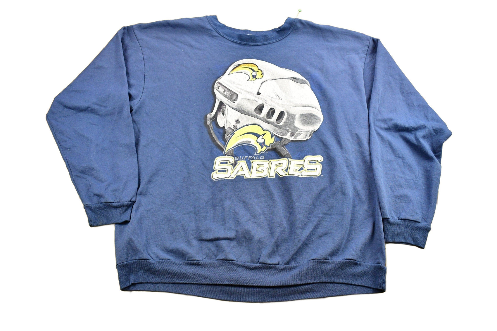 Proper Vintage Clothing > Gender Neutral Adult Clothing > Hoodies & Sweatshirts > Sweatshirts Vintage 1990s Buffalo Sabres NHL CSA Crewneck Sweatshirt / Made In USA / Hockey / Sportswear / Athleisure / Americana