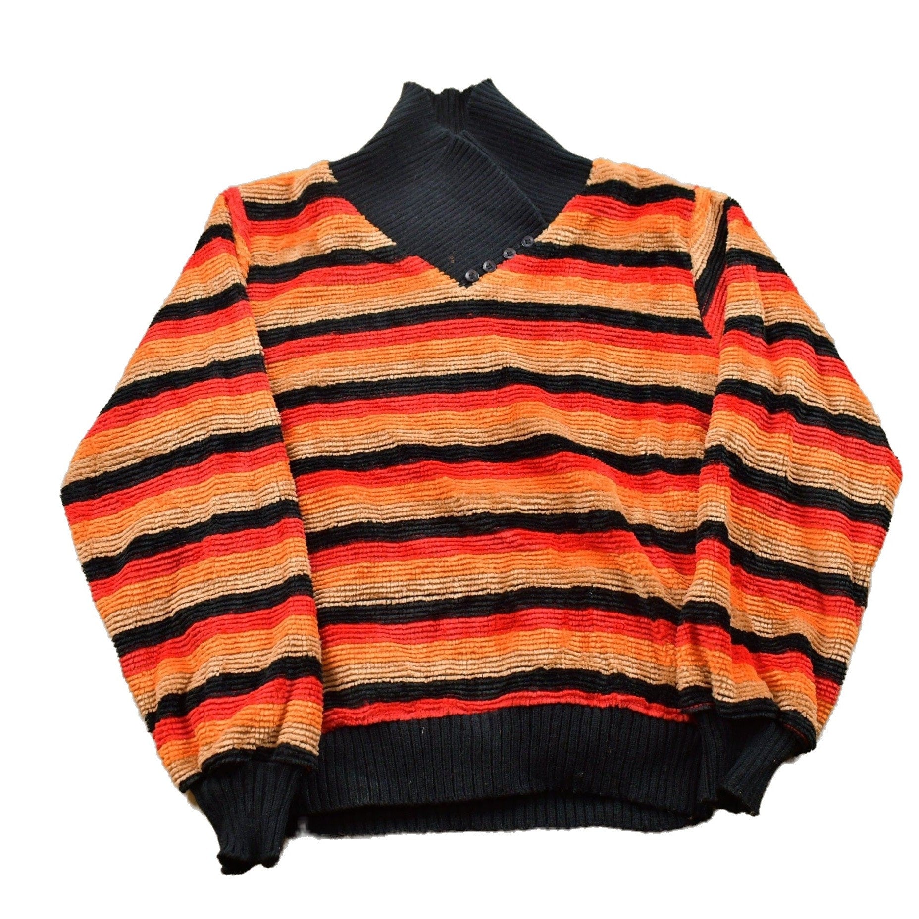 Proper Vintage Clothing > Gender Neutral Adult Clothing > Hoodies & Sweatshirts > Sweatshirts Vintage 1990s Cadogan Court Striped Knitted Sweater / Vintage 90s Sweater / All Over Pattern / Colorful / Sweatshirt / Abstract Pattern