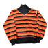 Proper Vintage Clothing > Gender Neutral Adult Clothing > Hoodies & Sweatshirts > Sweatshirts Vintage 1990s Cadogan Court Striped Knitted Sweater / Vintage 90s Sweater / All Over Pattern / Colorful / Sweatshirt / Abstract Pattern