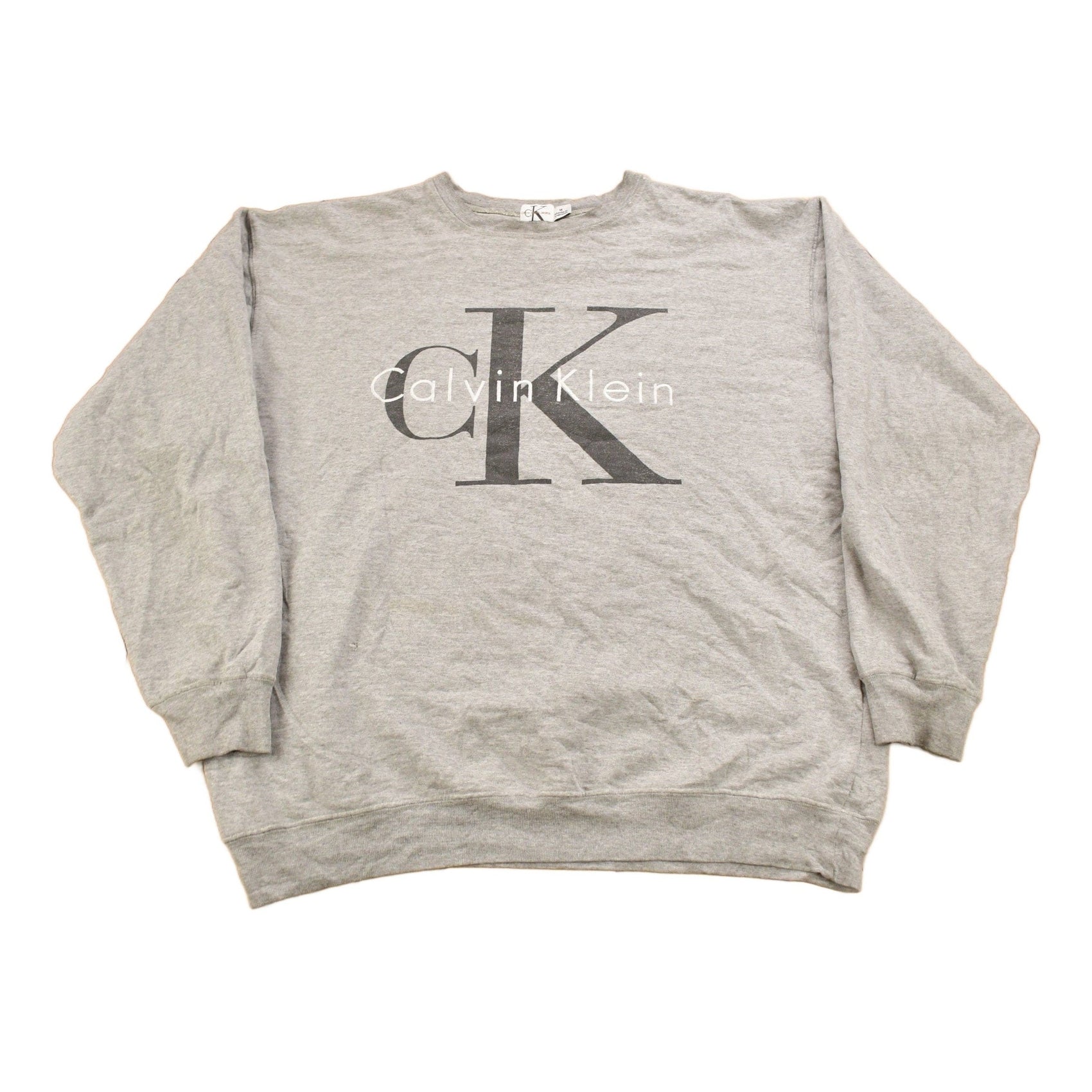 Proper Vintage Clothing > Gender Neutral Adult Clothing > Hoodies & Sweatshirts > Sweatshirts Vintage 1990s Calvin Klein Crewneck Sweatshirt / 90s Crewneck / Made In Canada / Streetwear / 90s