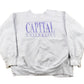 Proper Vintage Clothing > Gender Neutral Adult Clothing > Hoodies & Sweatshirts > Sweatshirts Vintage 1990s Capital University Collegiate Crewneck / The Cotton Exchange / NCAA Sweatshirt / Sportswear / Americana