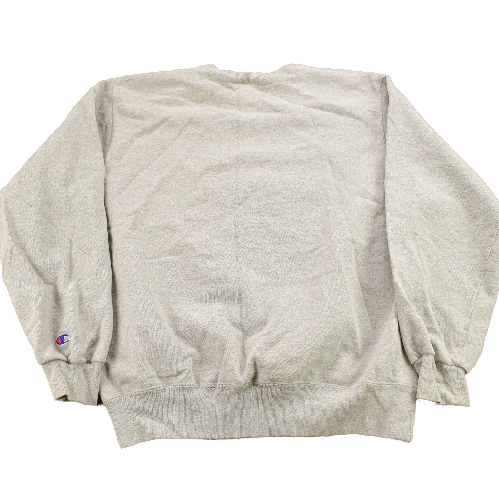 Proper Vintage Clothing > Gender Neutral Adult Clothing > Hoodies & Sweatshirts > Sweatshirts Vintage 1990s Champion Blank Grey Crewneck Sweatshirt / Made In USA / Vintage Champion / Vintage Blank