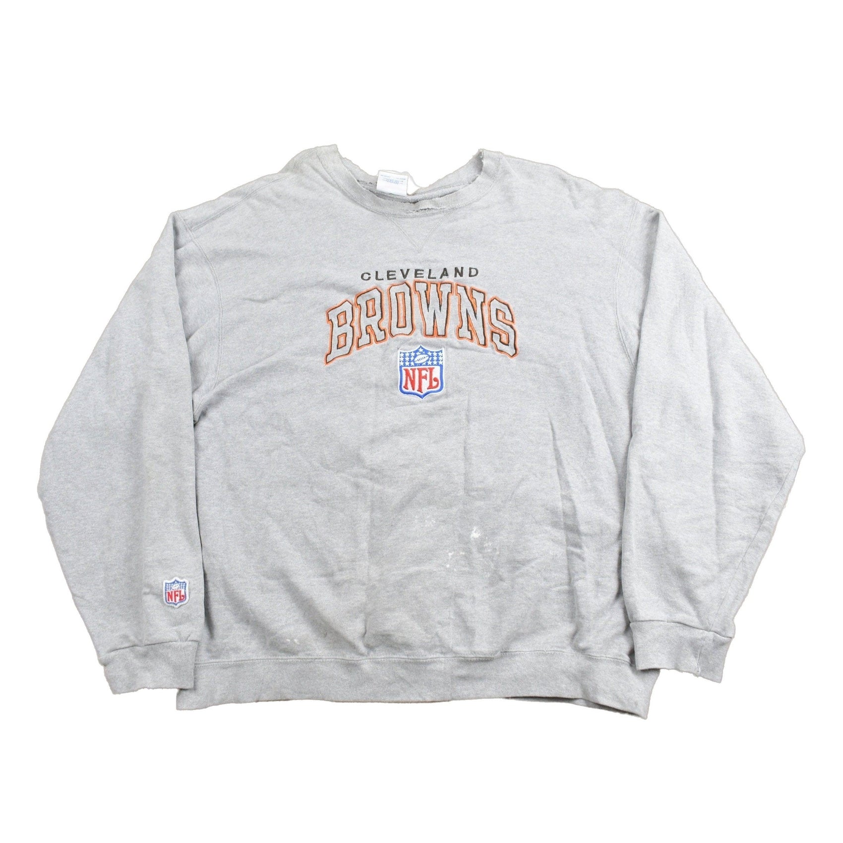 Proper Vintage Clothing > Gender Neutral Adult Clothing > Hoodies & Sweatshirts > Sweatshirts Vintage 1990s Cleveland Browns NFL Champion Crewneck Sweatshirt / Embroidered / Vintage Football / Sportswear / Americana