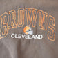 Proper Vintage Clothing > Gender Neutral Adult Clothing > Hoodies & Sweatshirts > Sweatshirts Vintage 1990s Cleveland Browns NFL Crewneck Sweatshirt / Made In USA / Football / Sportswear / Americana