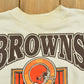 Proper Vintage Clothing > Gender Neutral Adult Clothing > Hoodies & Sweatshirts > Sweatshirts Vintage 1990S Cleveland Browns NFL Crewneck Sweatshirt / Made In USA / Football / Sportswear / Graphic Crewneck / Americana / NFL Sweatshirt