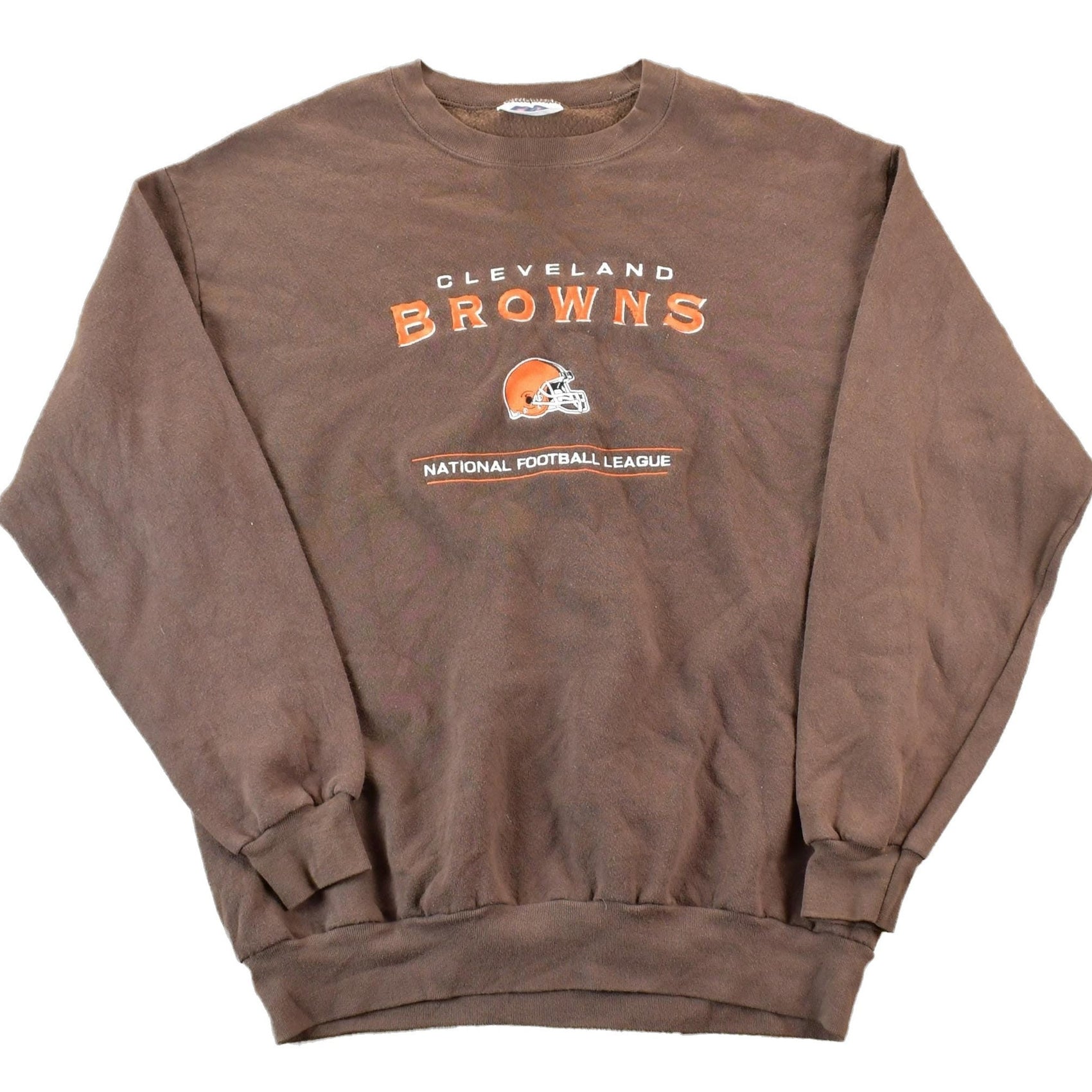 Proper Vintage Clothing > Gender Neutral Adult Clothing > Hoodies & Sweatshirts > Sweatshirts Vintage 1990s Cleveland Browns NFL Crewneck Sweatshirt Mens L / Football / Sportswear / Americana