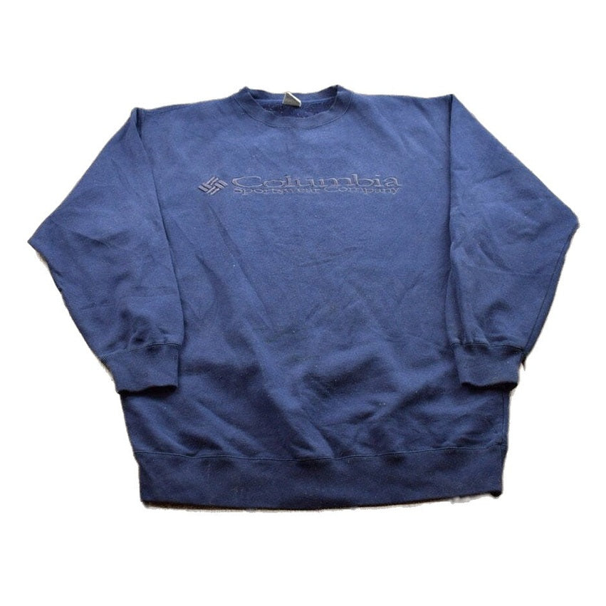 Proper Vintage Clothing > Gender Neutral Adult Clothing > Hoodies & Sweatshirts > Sweatshirts Vintage 1990s Columbia Crewneck Sweatshirt / 90s Crewneck / Vintage Columbia / Essential / Streetwear / 90s Blank / 90s Columbia Crewneck