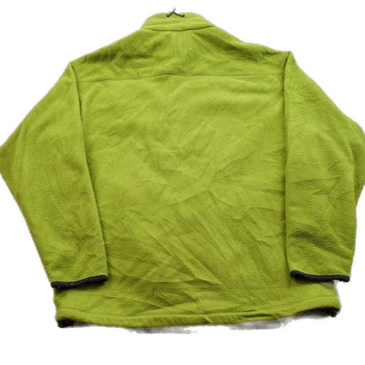 Proper Vintage Clothing > Gender Neutral Adult Clothing > Hoodies & Sweatshirts > Sweatshirts Vintage 1990s Duluth Green Fleece Sweater / Outdoorsman / 90s Sweater / Streetwear / Hiking / Fleece Zip up / Duluth Trading / 90s Fleece
