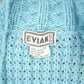 Proper Vintage Clothing > Gender Neutral Adult Clothing > Hoodies & Sweatshirts > Sweatshirts Vintage 1990s Evian Cable Knit Cardigan Sweater / Vintage Cardigan / Button Up / Patchwork / Embroidered / Acrylic