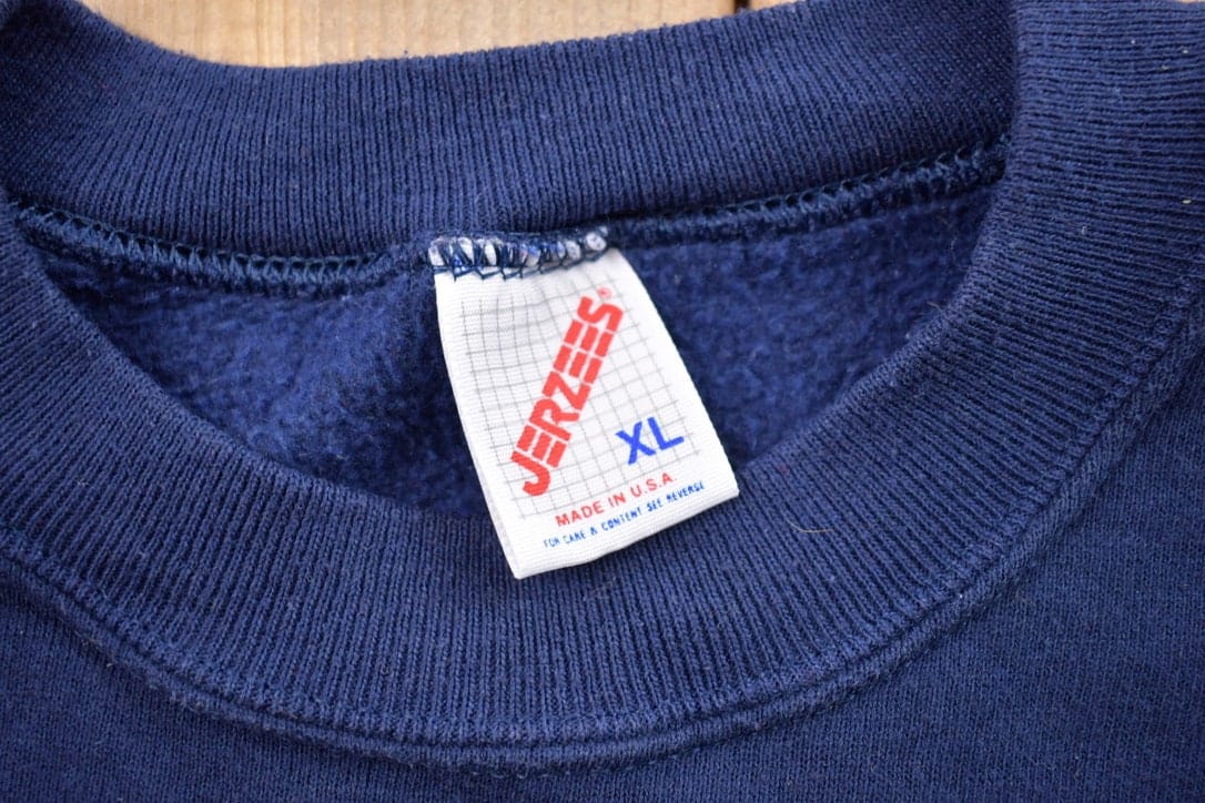 Proper Vintage Clothing > Gender Neutral Adult Clothing > Hoodies & Sweatshirts > Sweatshirts Vintage 1990s Floral Theme Crewneck Sweater / 90s Crewneck / Grandma Sweater / Streetwear / Made In USA / Floral Theme / Blank Crewneck