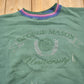 Proper Vintage Clothing > Gender Neutral Adult Clothing > Hoodies & Sweatshirts > Sweatshirts Vintage 1990s George Mason University Collegiate Crewneck / Distressed / NCAA Sweatshirt / Sportswear / Made In USA