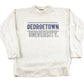 Proper Vintage Clothing > Gender Neutral Adult Clothing > Hoodies & Sweatshirts > Sweatshirts Vintage 1990s Georgetown University Collegiate Mockneck Sweater / Made In USA / Woolly Threads / Americana / Heavy Weight